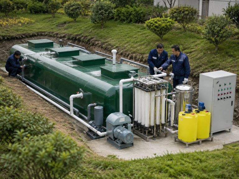 长岭县地埋式AAO/MBR生活污水处理设备